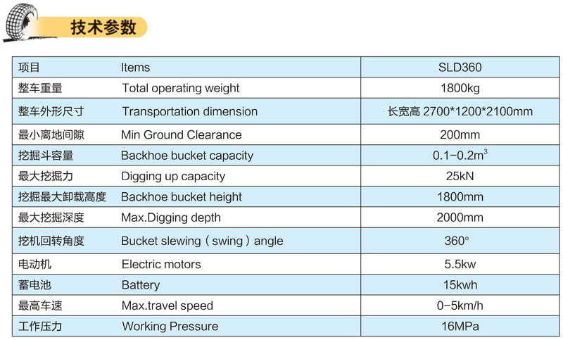 SLD360電動挖掘機